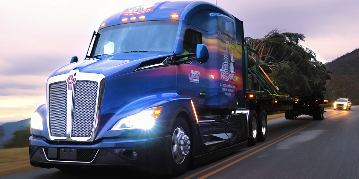 Behind The Scenes Hauling The Nation's Christmas Tree Hardy Brothers