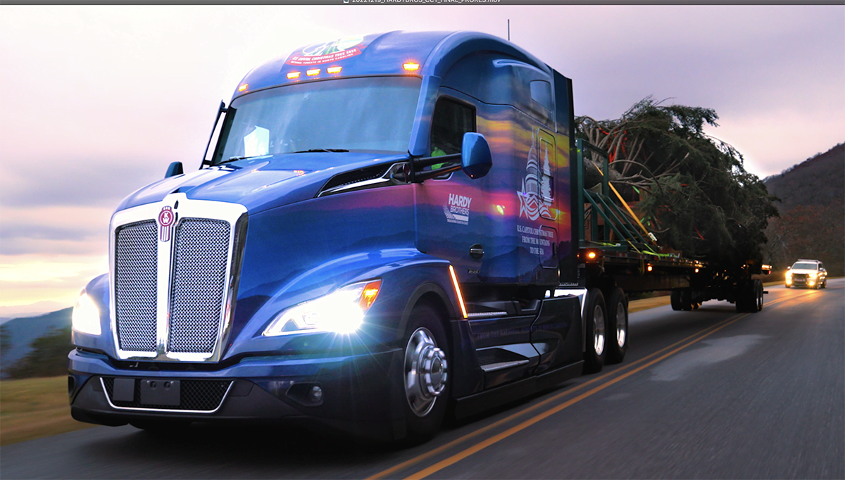 Behind The Scenes Hauling The Nation's Christmas Tree Hardy Brothers